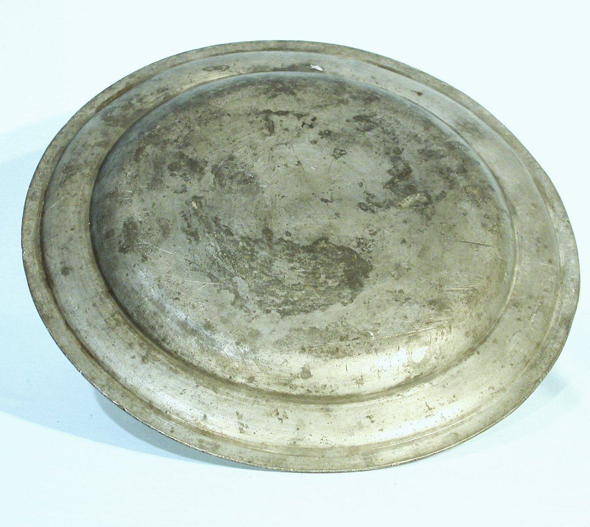 PLAT DE QUÊTE EN ETAIN  - LANGUEDOC OU ROUSSILLON, CIRCA 1800-photo-3
