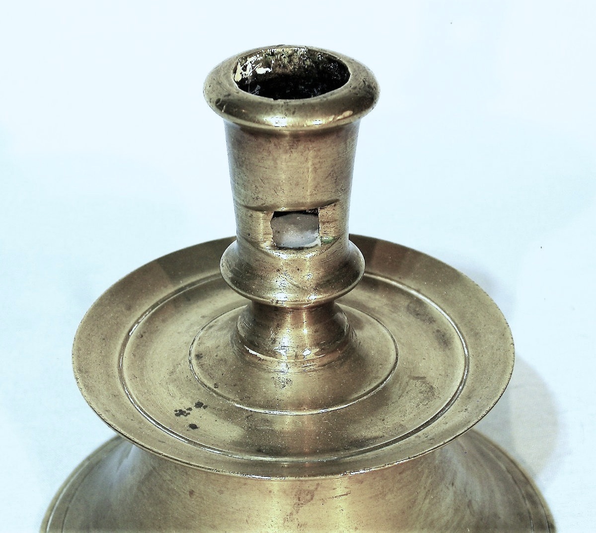 RARE FLAMBEAU EN LAITON - CIRCA 1500-photo-3