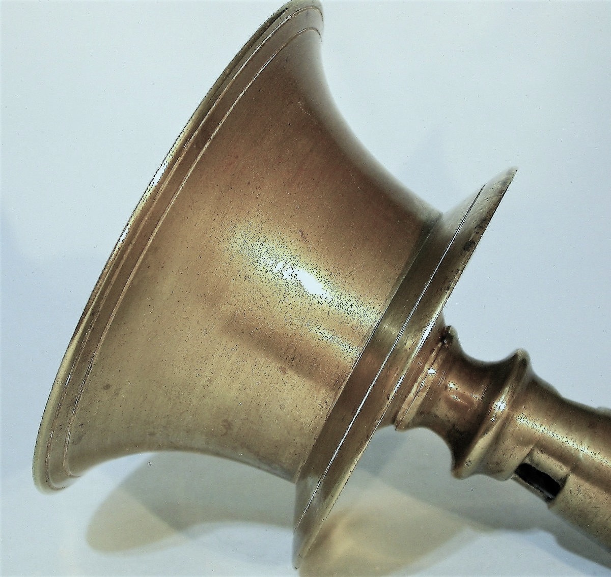 RARE FLAMBEAU EN LAITON - CIRCA 1500-photo-2