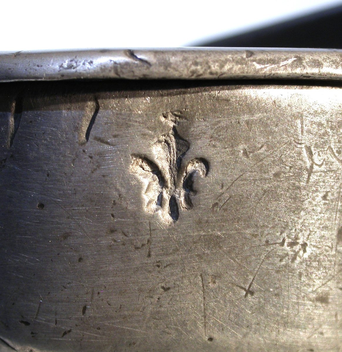 Pewter Wine Pitcher - Caudebec-en-caux, 18th Century-photo-2