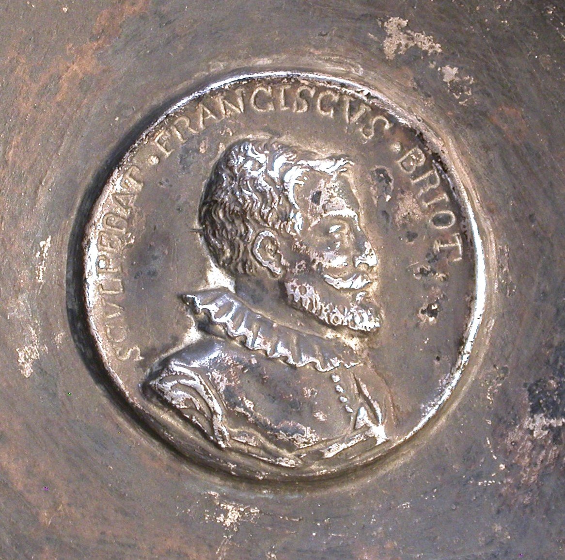 PLAT DE LA  "TEMPERANCE" - CUIVRE ARGENTE - XIX ème s-photo-7