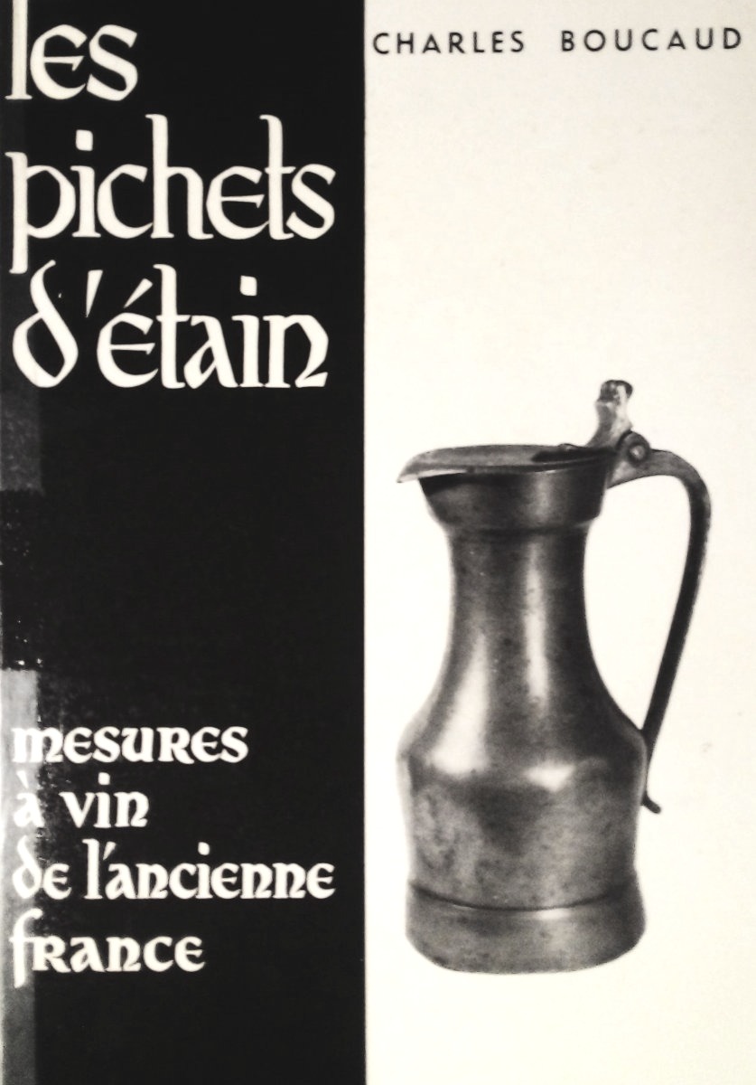 Pewter Wine Pitcher - Chartres, 19th Century-photo-3