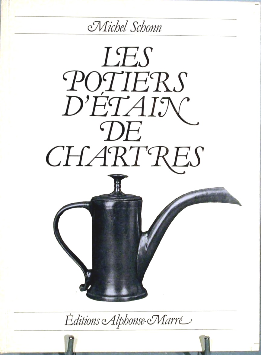Pewter Wine Pitcher - Chartres, 19th Century-photo-4