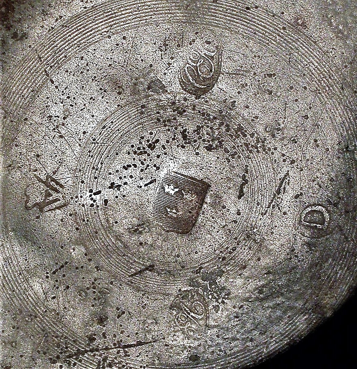 Engraved Pewter Mug - Sweden, 18th Century-photo-4