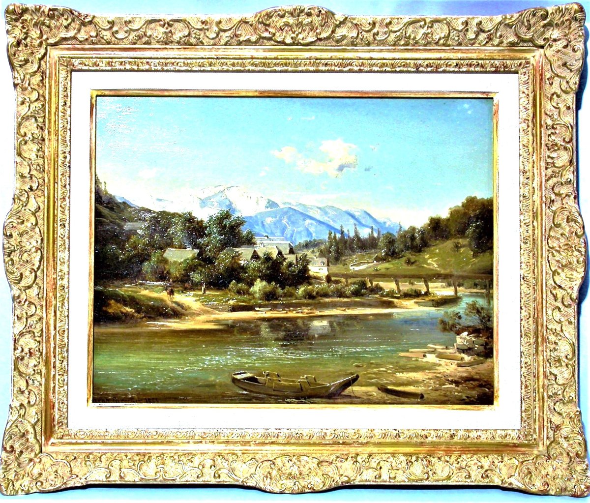 Painting Of Bernhard Moritz Girscher-photo-2