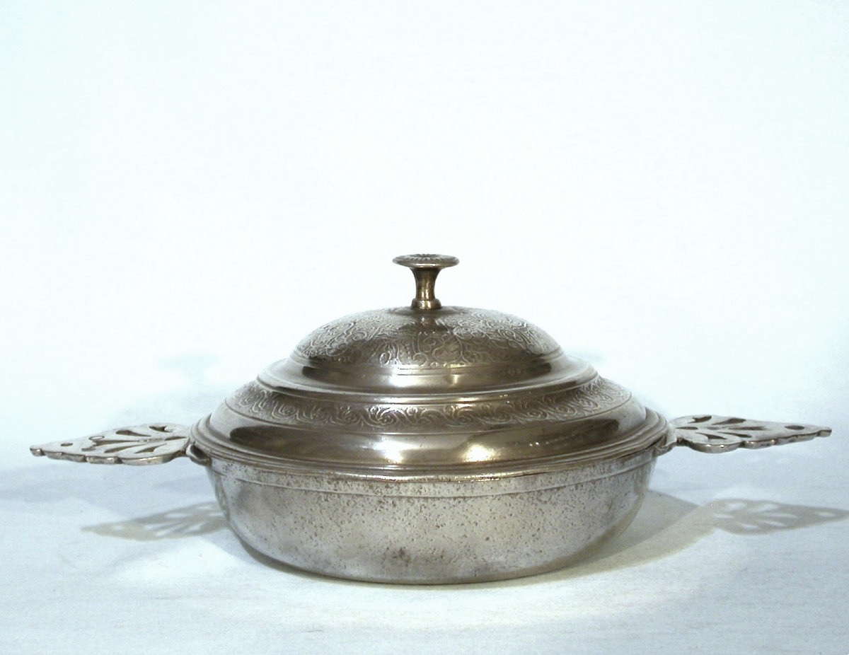 Pewter Bowl - Saint-germain-en-laye, Late 18th Century-photo-2