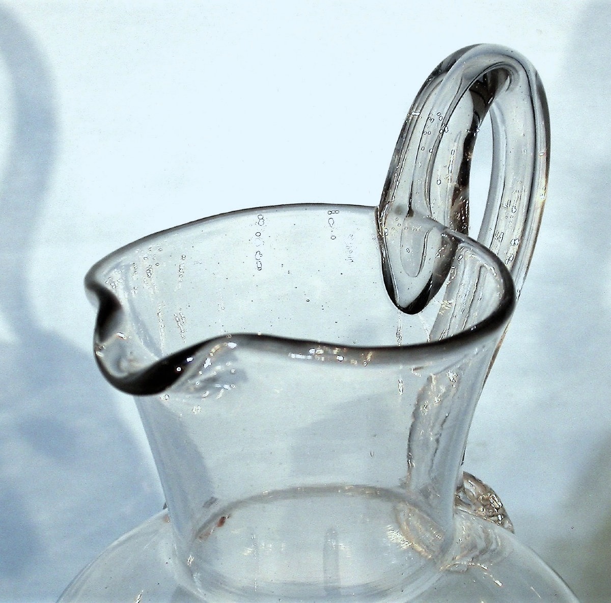 AIGUIERE EN VERRE - BORDEAUX (?), XVIII ème s-photo-2