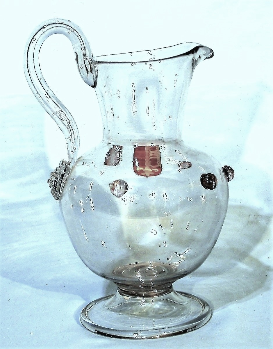 AIGUIERE EN VERRE - BORDEAUX (?), XVIII ème s