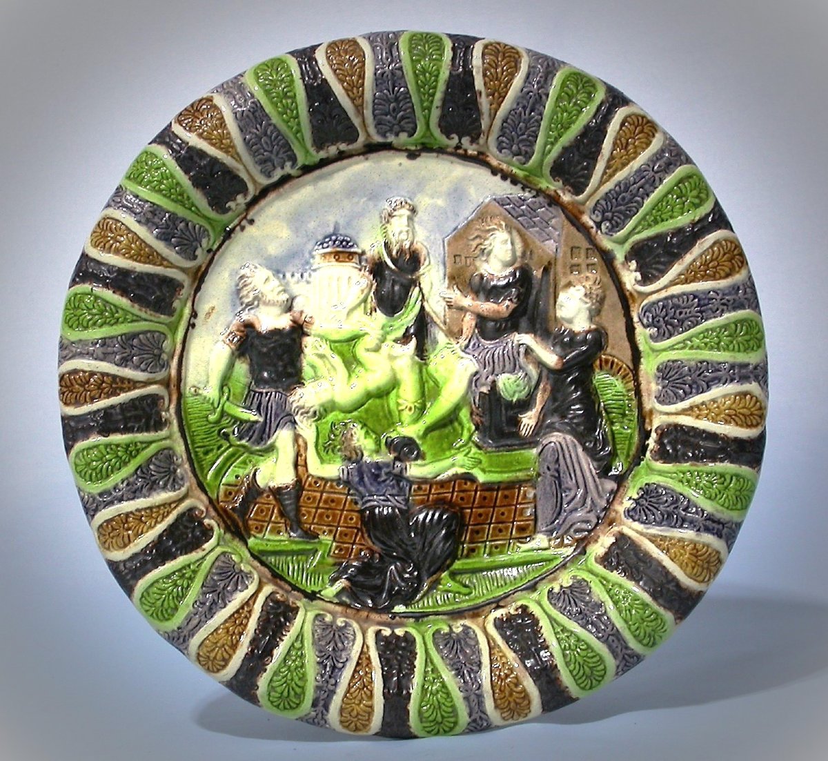 Rare Glazed Earthenware Bowl - Avon, 17th Century