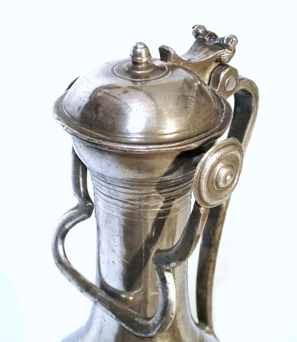 Pewter Cimarre - Joinville Or Montbard, 18th Century-photo-4