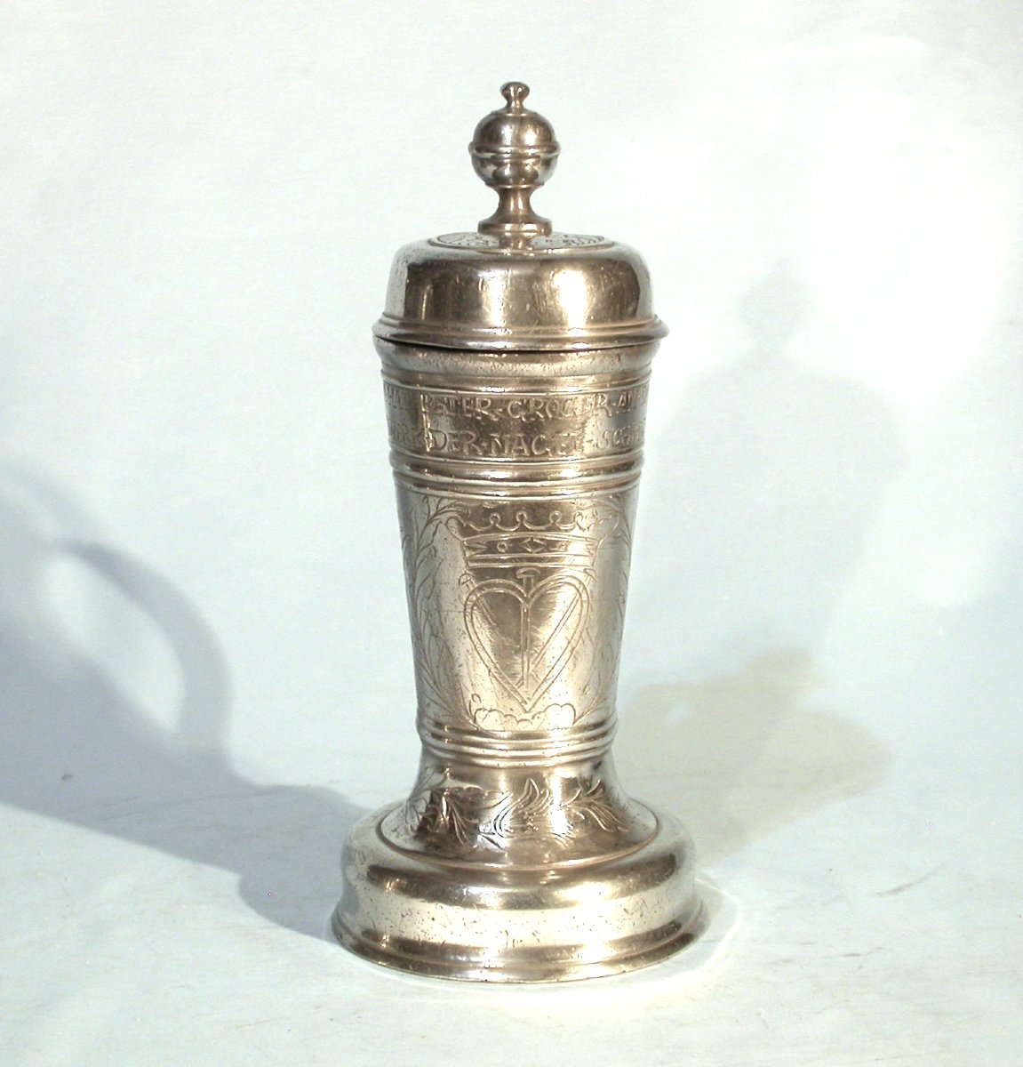 Pewter Corporate Mug - Dresden (germany), 18th Century-photo-2