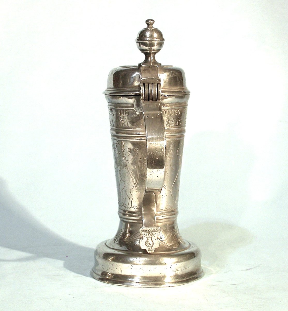 Pewter Corporate Mug - Dresden (germany), 18th Century-photo-3