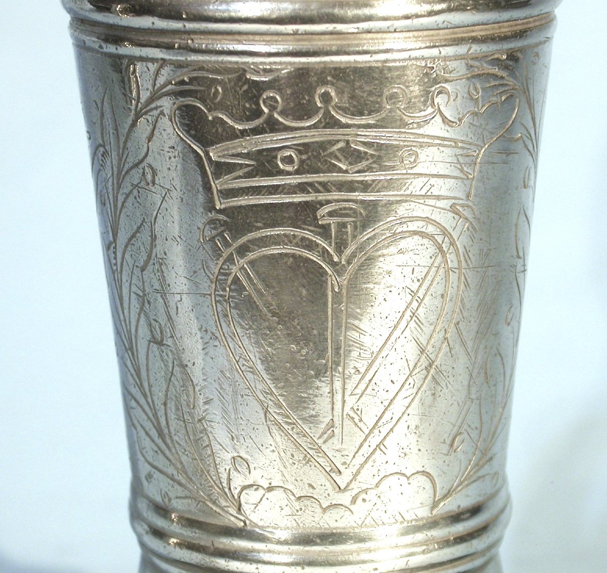Pewter Corporate Mug - Dresden (germany), 18th Century-photo-3