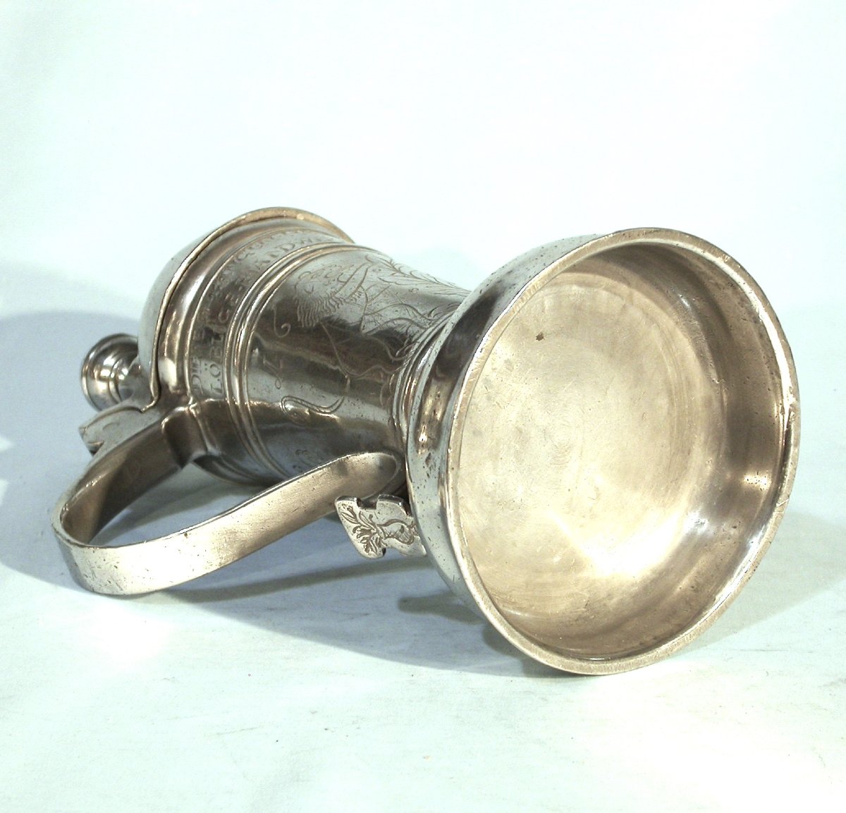 Pewter Corporate Mug - Dresden (germany), 18th Century-photo-4