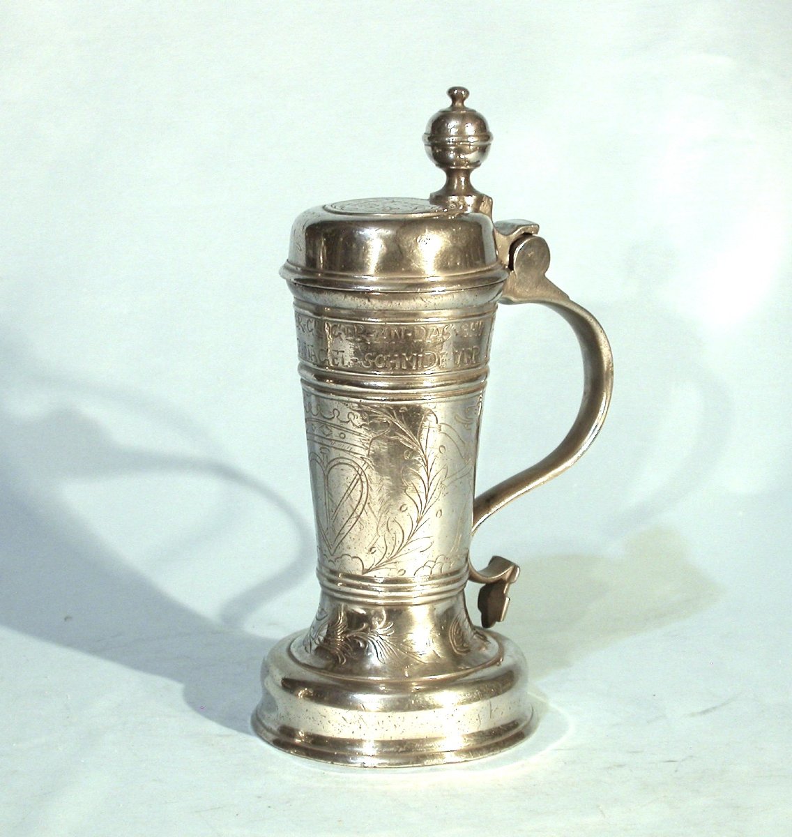 Pewter Corporate Mug - Dresden (germany), 18th Century-photo-6