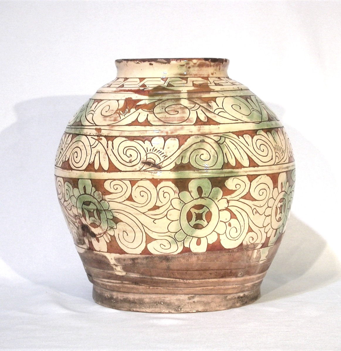 Glazed Earthenware Vase - Italy (veneto?), Circa 1600-photo-2