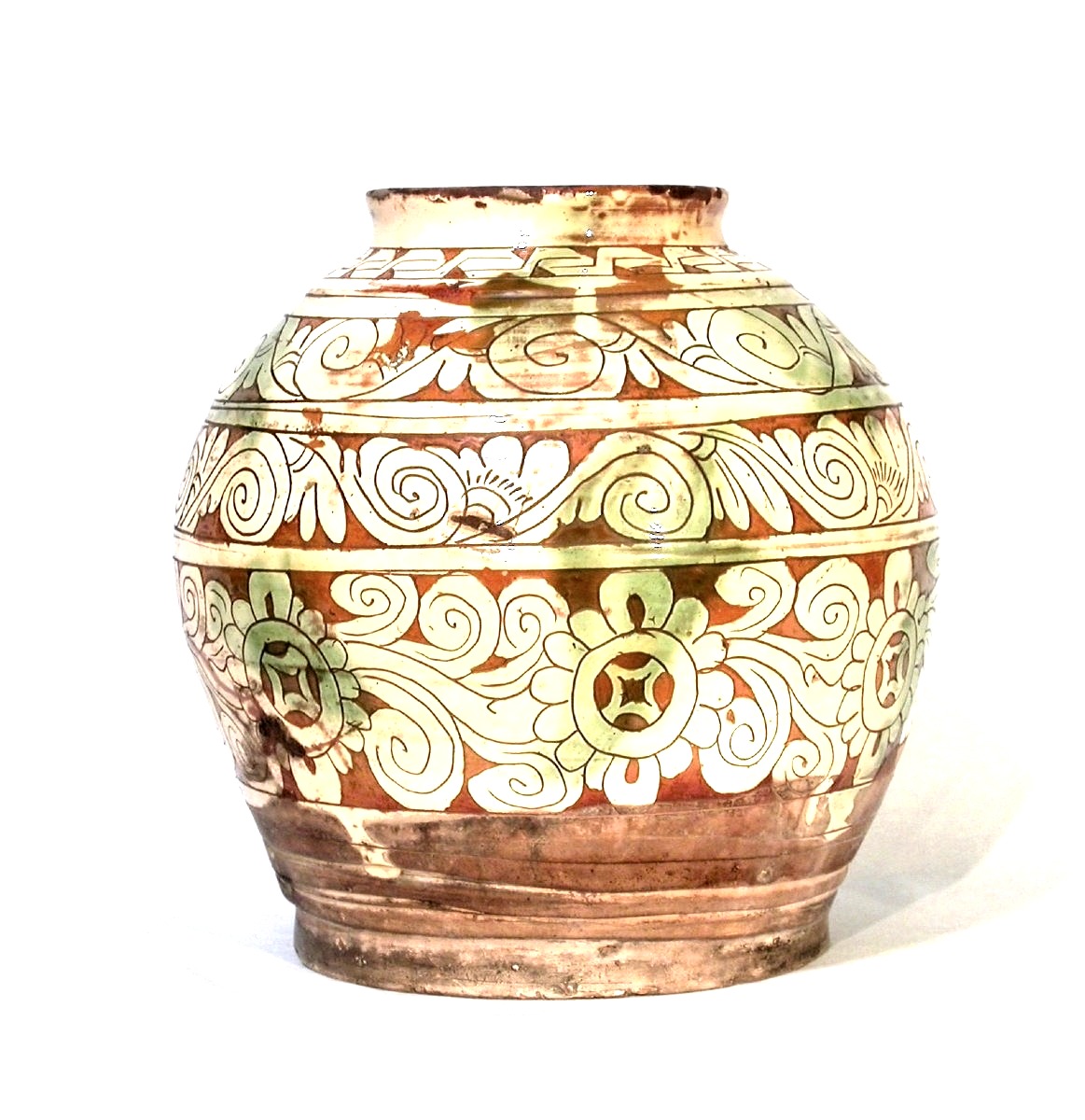 Glazed Earthenware Vase - Italy (veneto?), Circa 1600-photo-2