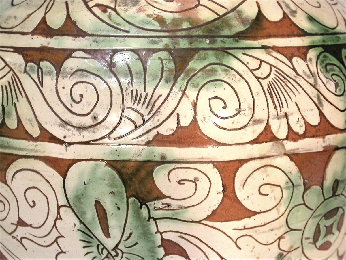 Glazed Earthenware Vase - Italy (veneto?), Circa 1600-photo-1