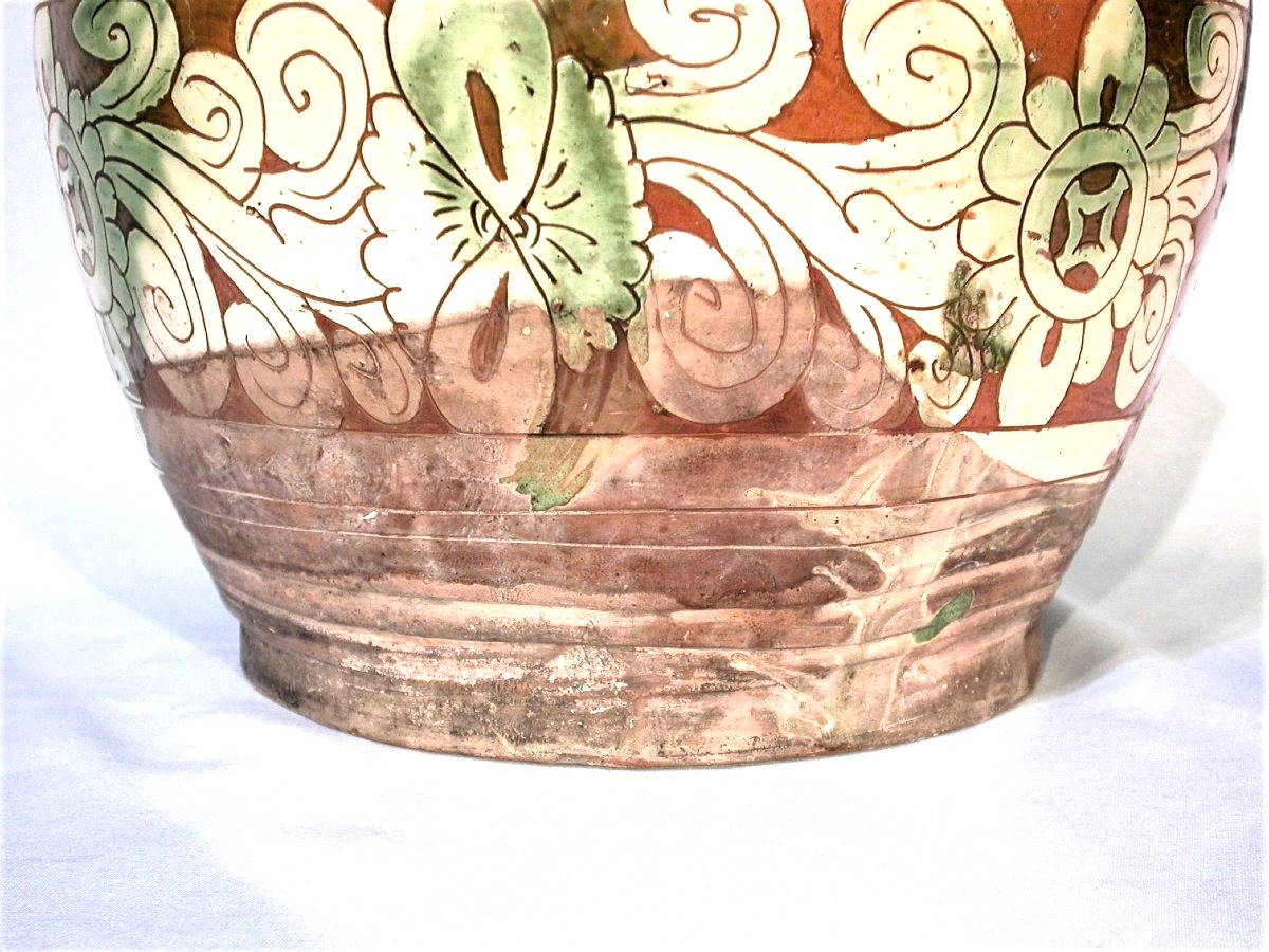 Glazed Earthenware Vase - Italy (veneto?), Circa 1600-photo-2