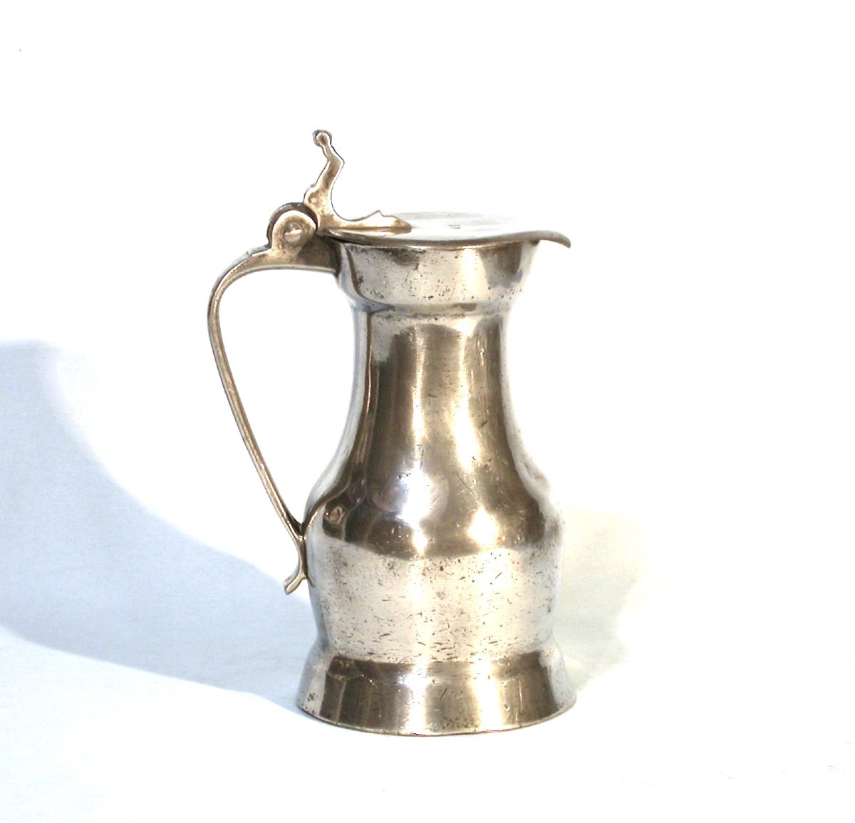 Pewter Wine Pitcher - Paris And Poissy, 18th Century-photo-2