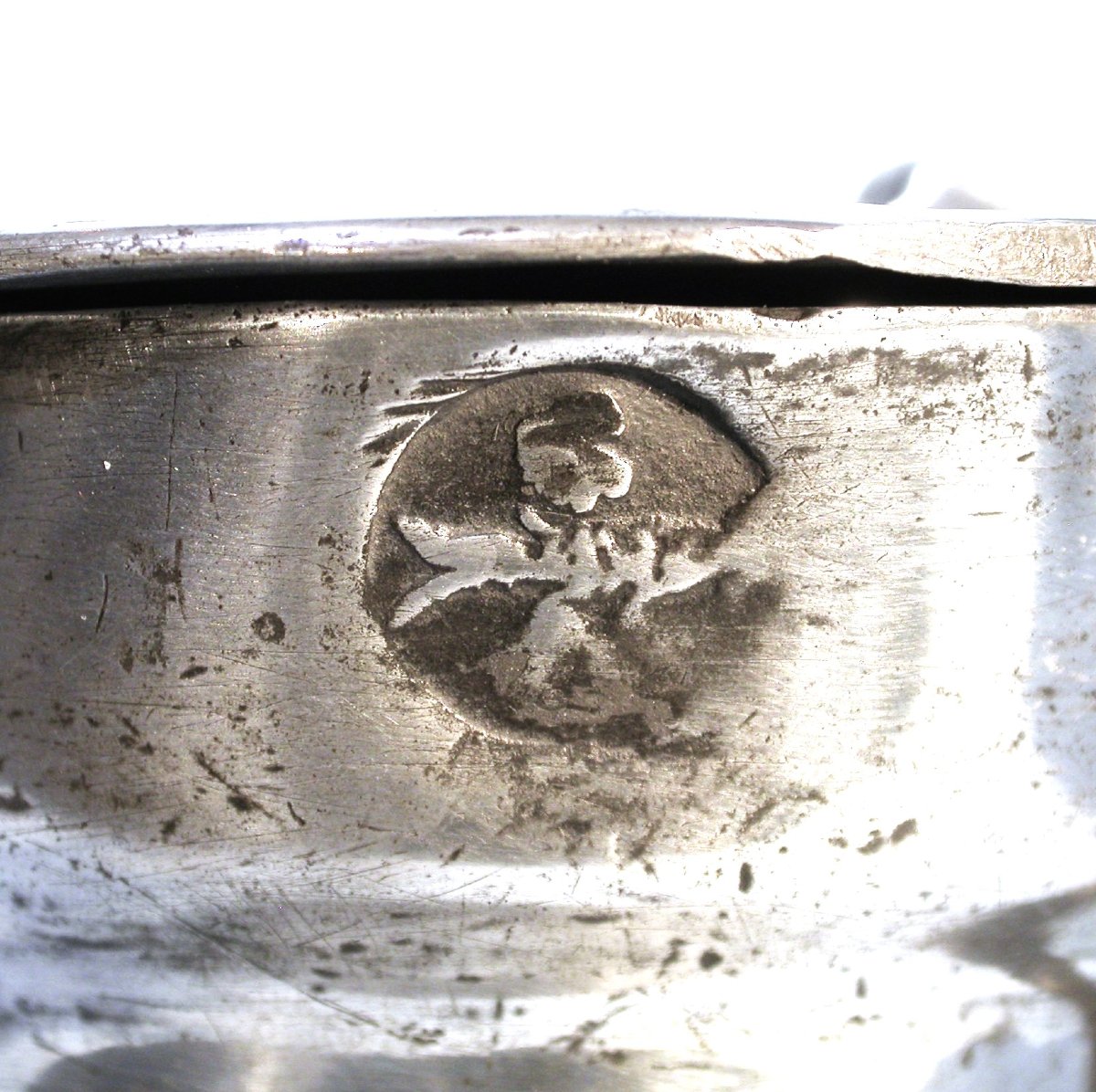 Pewter Wine Pitcher - Paris And Poissy, 18th Century-photo-3