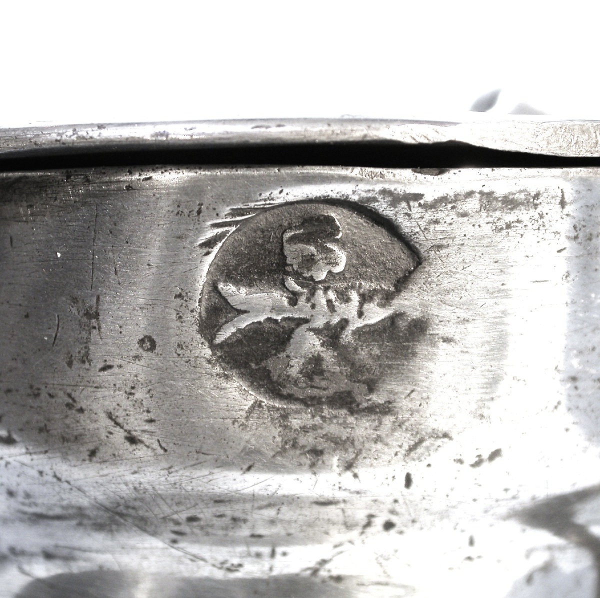 Pewter Wine Pitcher - Paris And Poissy, 18th Century-photo-3