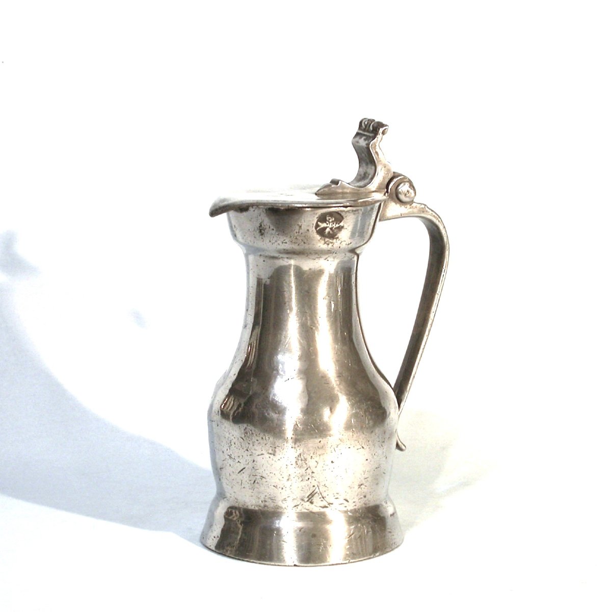 Pewter Wine Pitcher - Paris And Poissy, 18th Century
