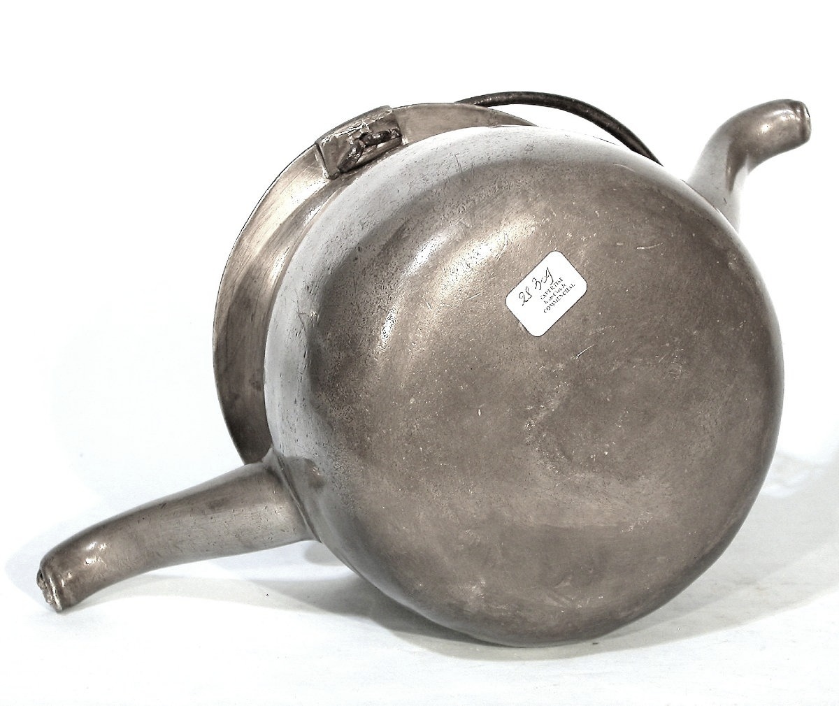 Rare Pewter Water Jug - Alsace, 18th Century-photo-4