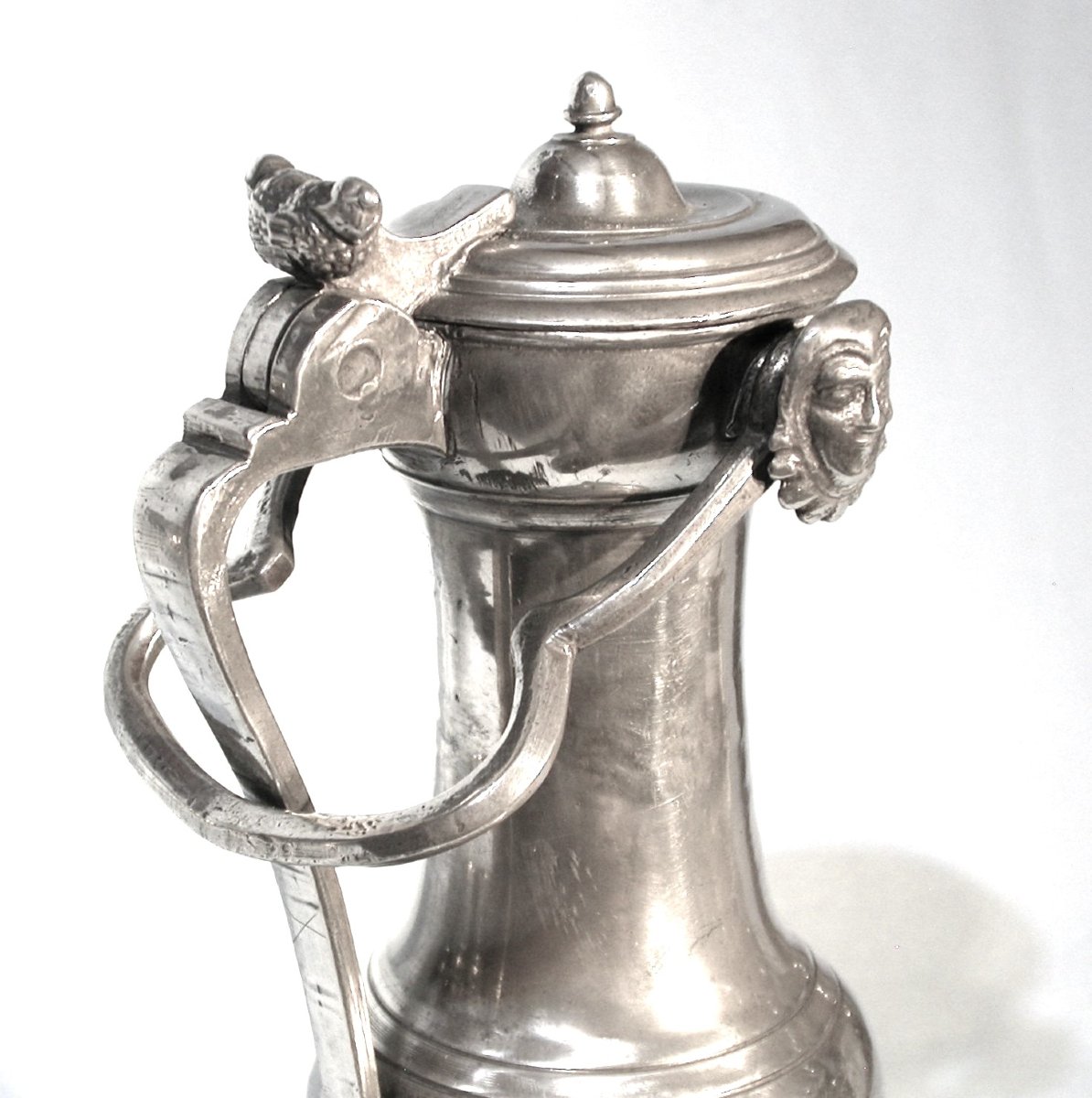 Pewter Cimarre - Montier-en-der, 18th Century-photo-3