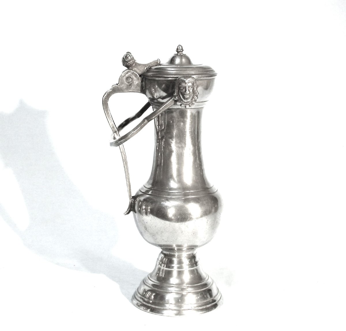 Pewter Cimarre - Montier-en-der, 18th Century-photo-4