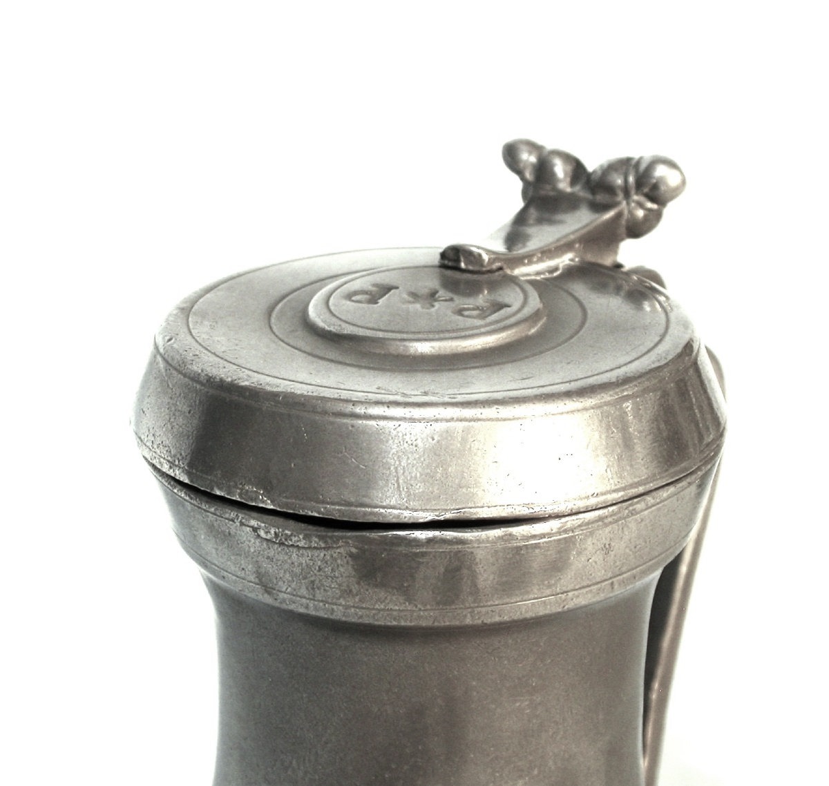 Pewter Wine Pitcher - Toulouse, 18th Century-photo-2