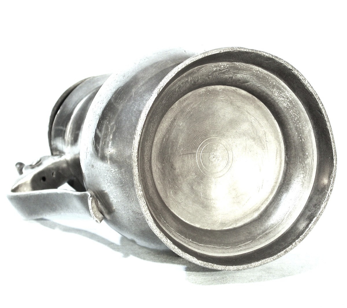 Pewter Wine Pitcher - Toulouse, 18th Century-photo-3