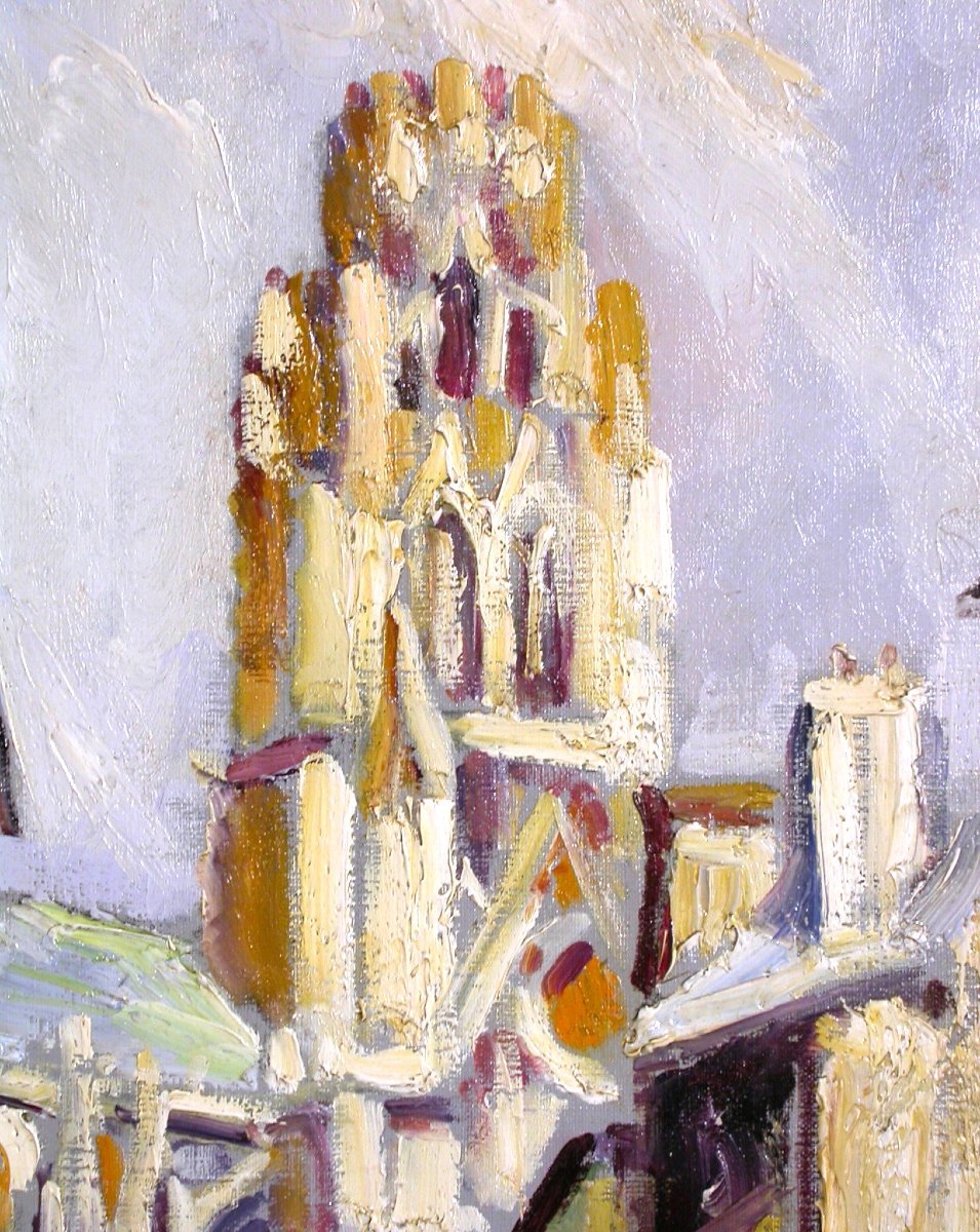 Painting - Oil On Canvas By Pierre Jean Dumont-photo-1