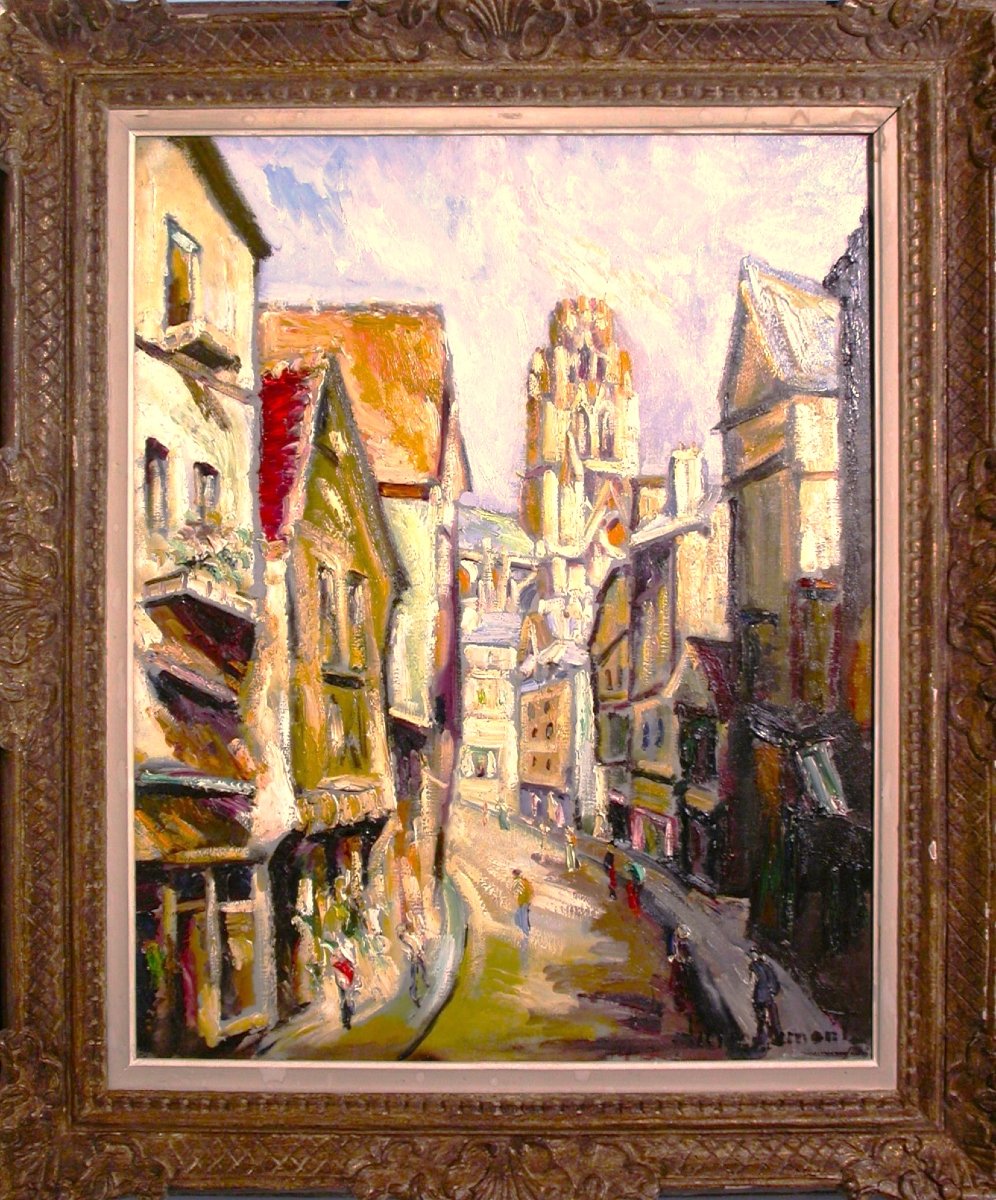 Painting - Oil On Canvas By Pierre Jean Dumont-photo-7