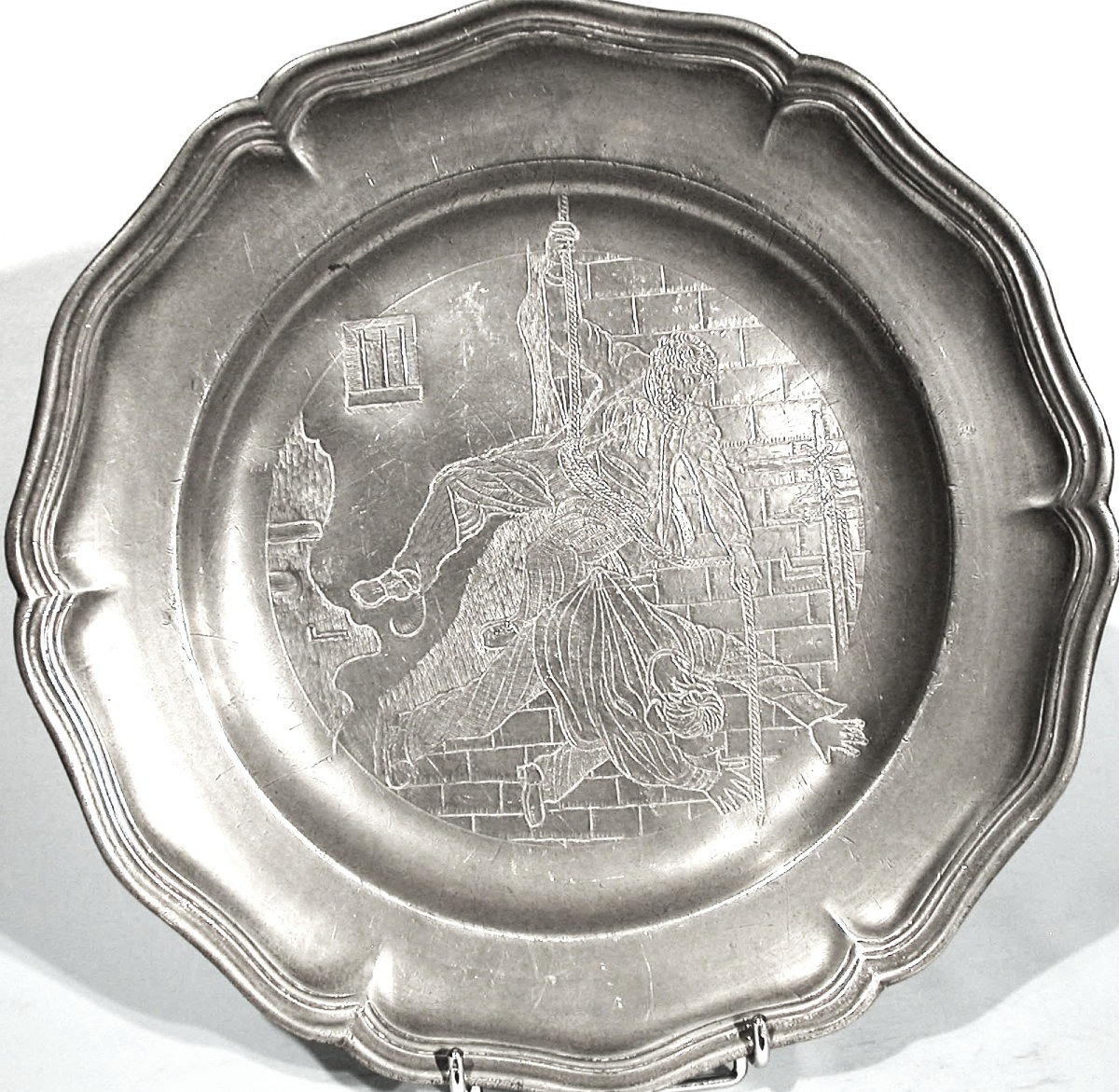 PLAT EN ETAIN - FRANCE, CIRCA 1800