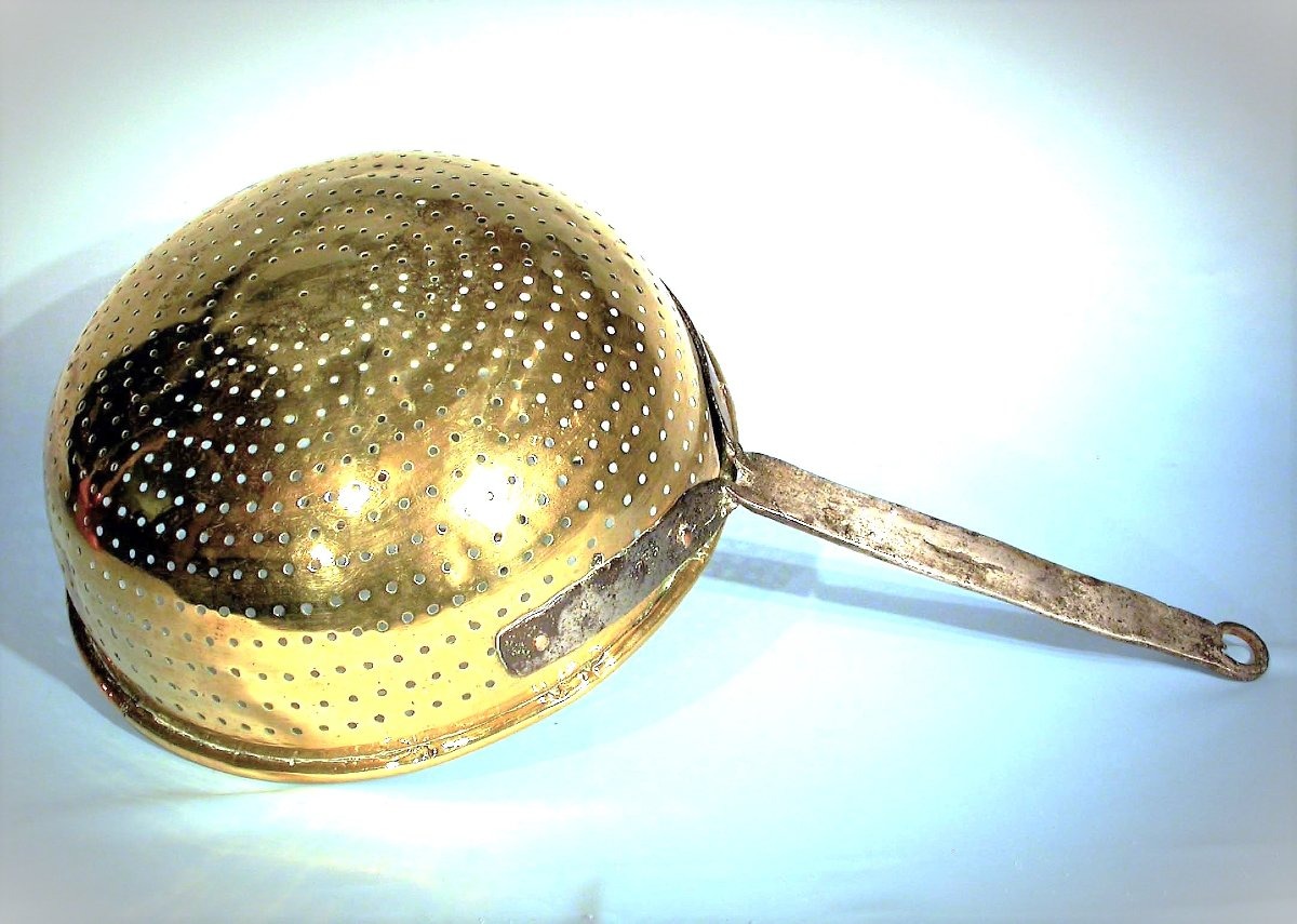 Brass Strainer - France, 18th Century 