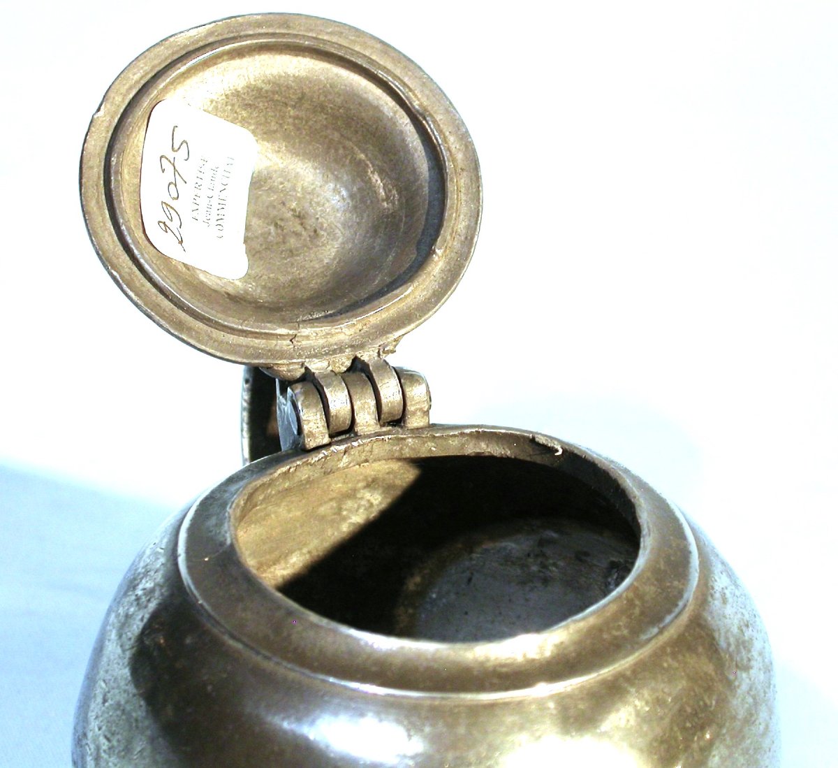 Baby Bottle - Pewter "sick Duck" - Paris, Circa 1800-photo-4