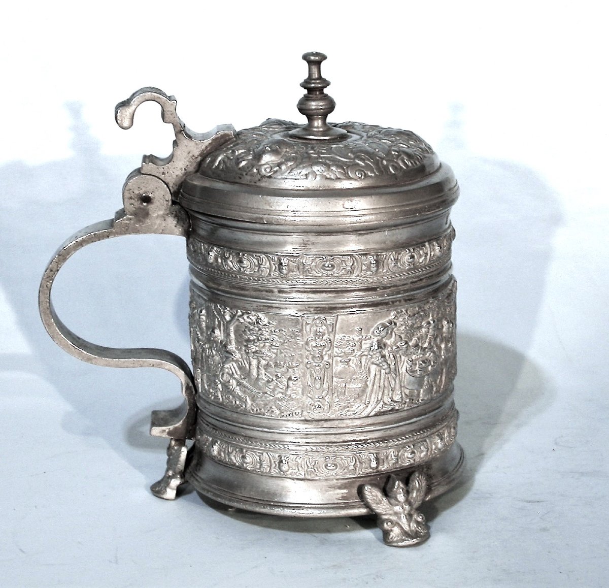 CHOPE EN ETAIN - ALLEMAGNE (SAXE ?), XIX ème s-photo-2