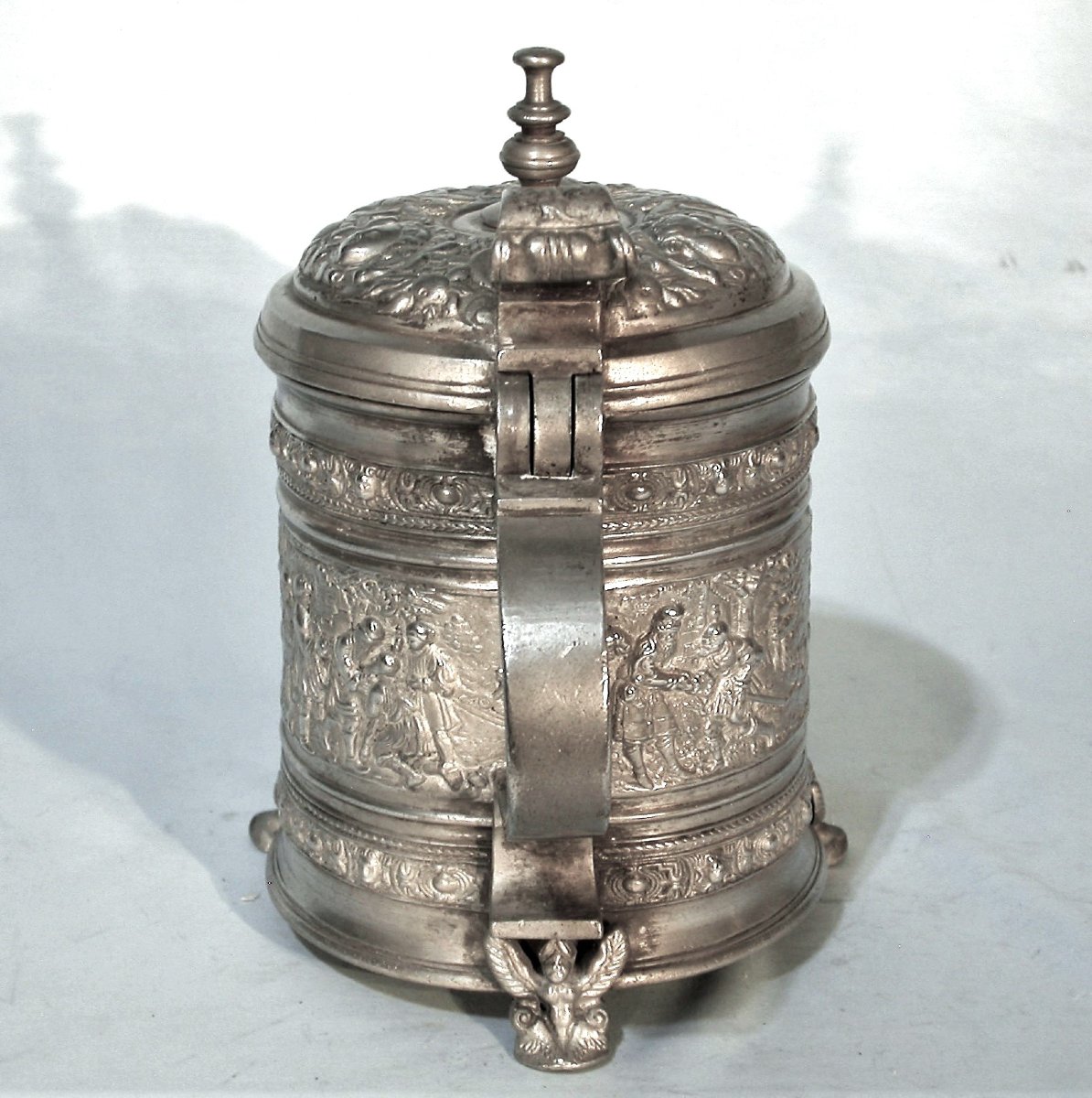 CHOPE EN ETAIN - ALLEMAGNE (SAXE ?), XIX ème s-photo-3