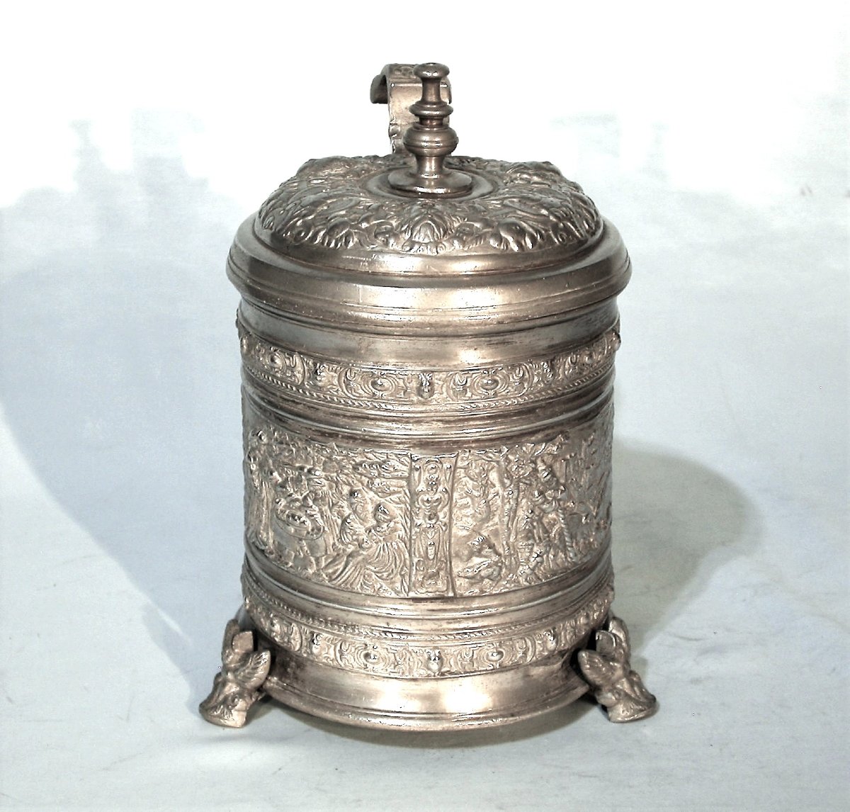 CHOPE EN ETAIN - ALLEMAGNE (SAXE ?), XIX ème s-photo-4