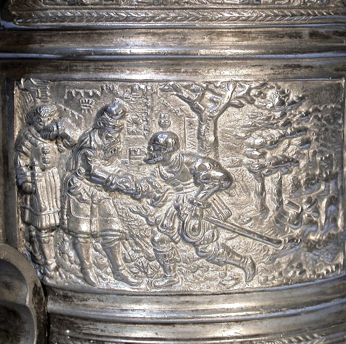 CHOPE EN ETAIN - ALLEMAGNE (SAXE ?), XIX ème s-photo-2