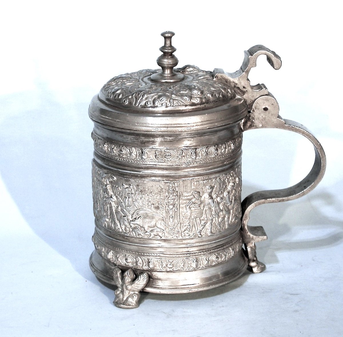 CHOPE EN ETAIN - ALLEMAGNE (SAXE ?), XIX ème s-photo-7