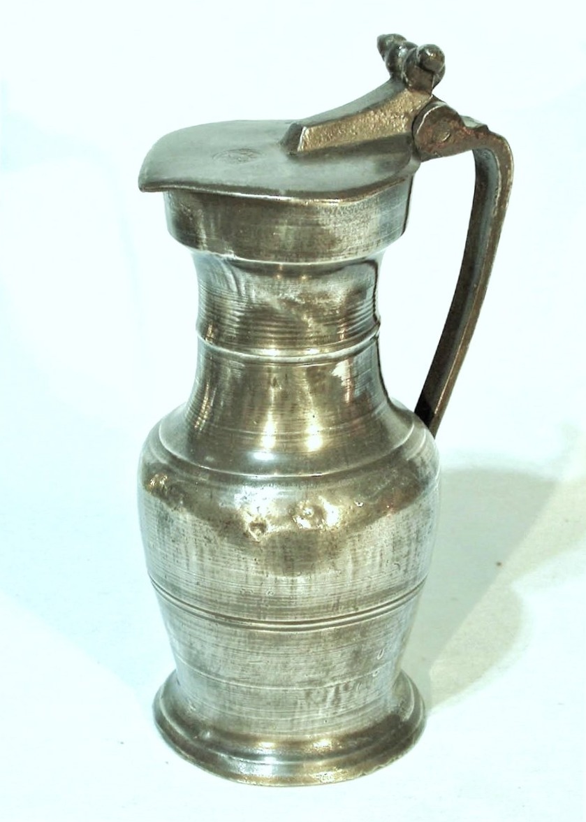Pewter Pitcher - Apt, 18th Century