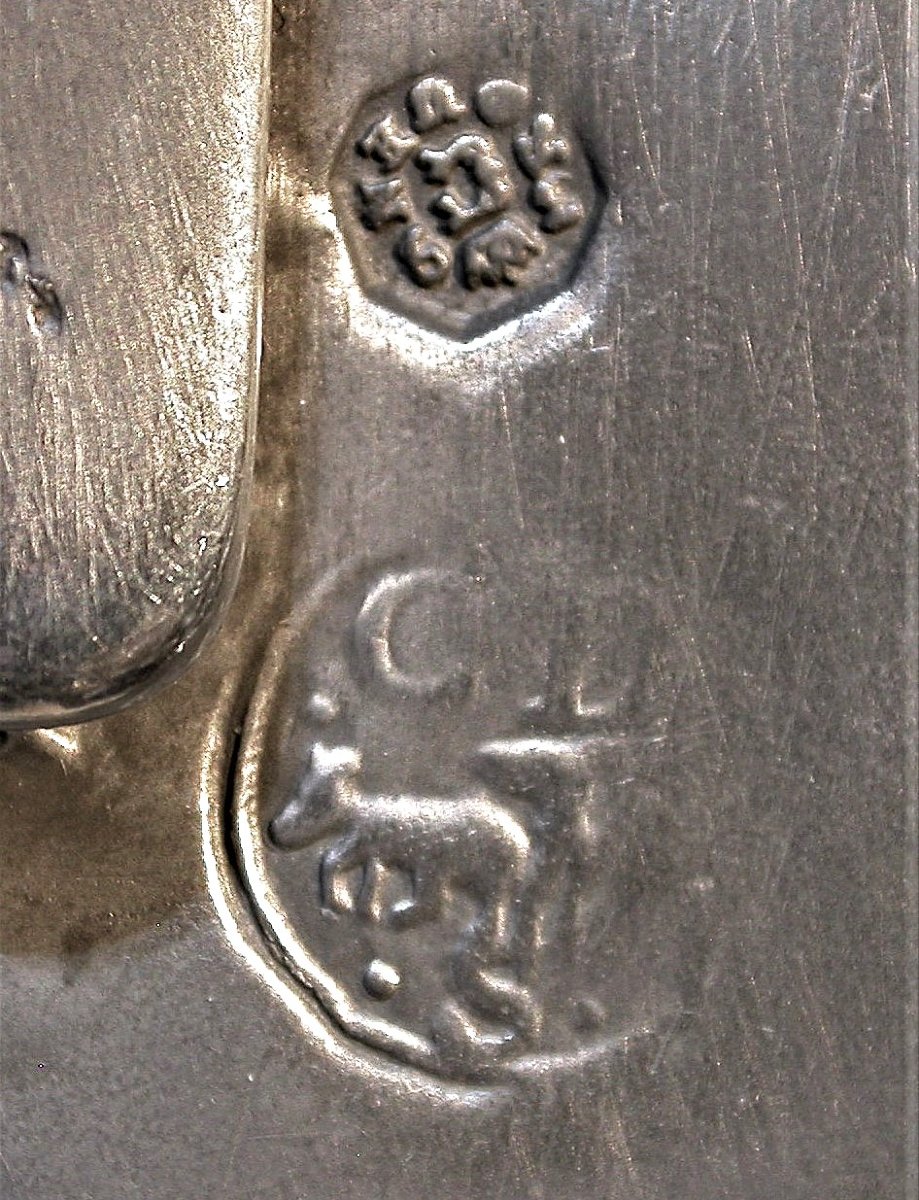 PICHET À VIN EN ETAIN - ROUEN, CIRCA 1740-photo-3