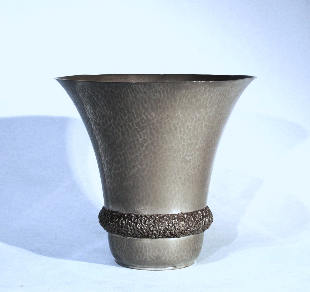 "art Deco" Vase By Rene Delavan, Circa 1930-photo-2