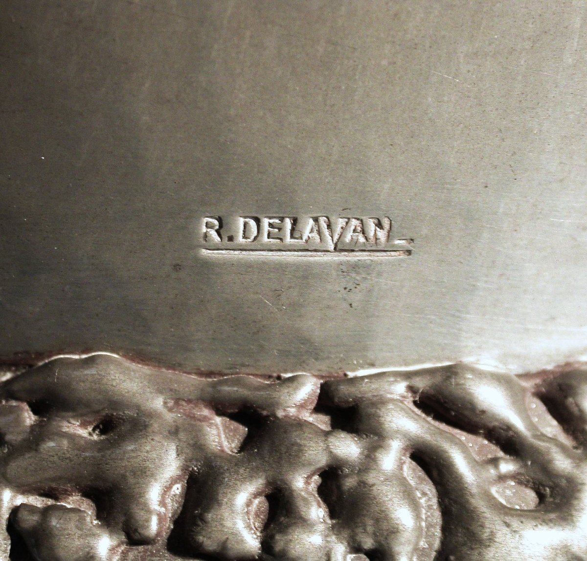 VASE "ART DECO" DE RENE DELAVAN, CIRCA 1930-photo-2