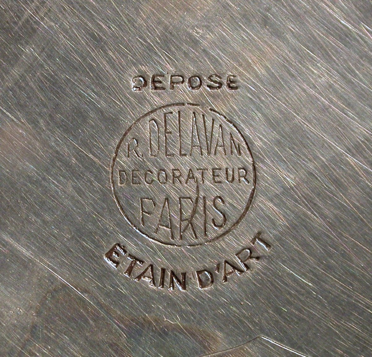 VASE "ART DECO" DE RENE DELAVAN, CIRCA 1930-photo-3