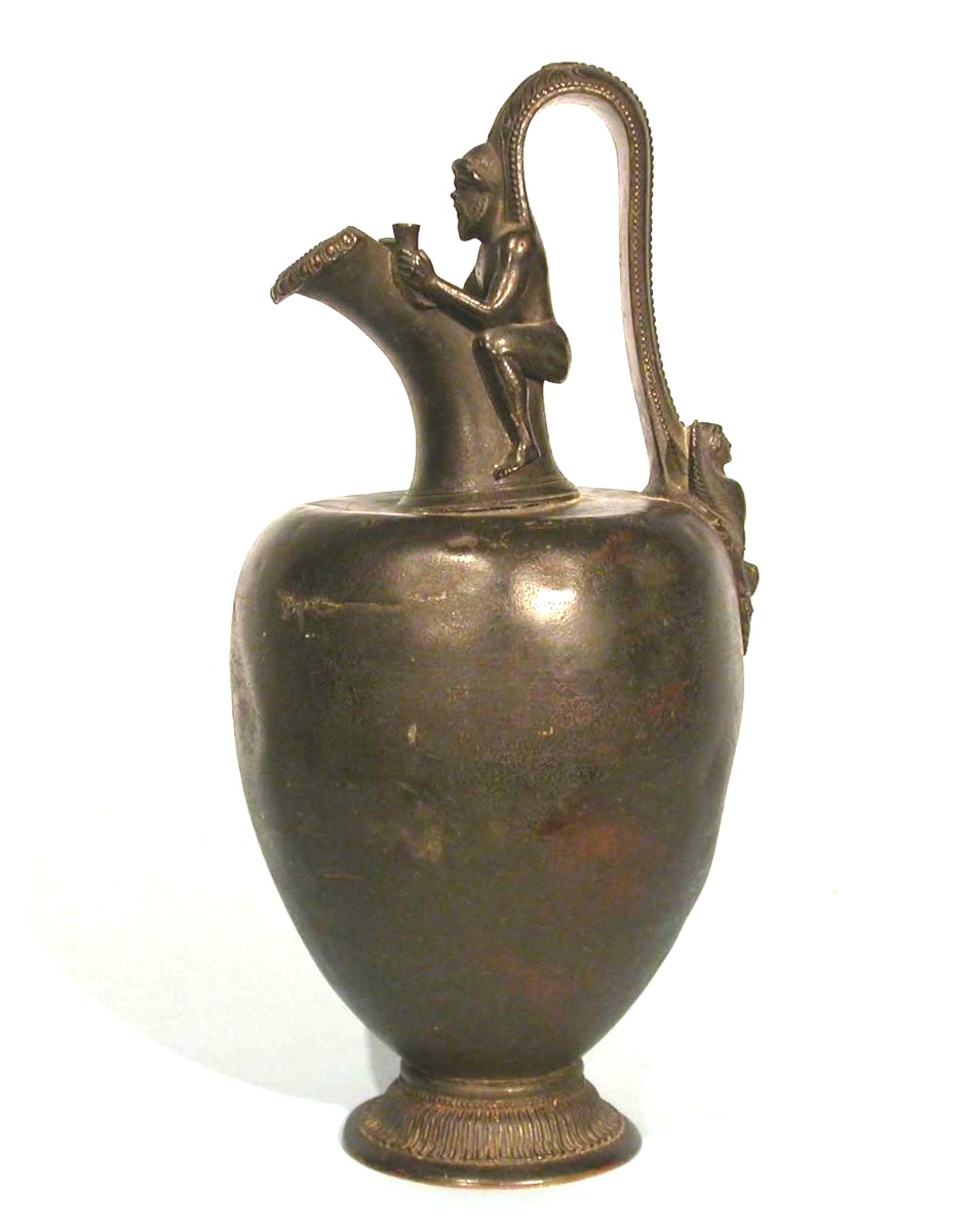 AIGUIÈRE EN BRONZE - GRECE, XIX ème s (?)