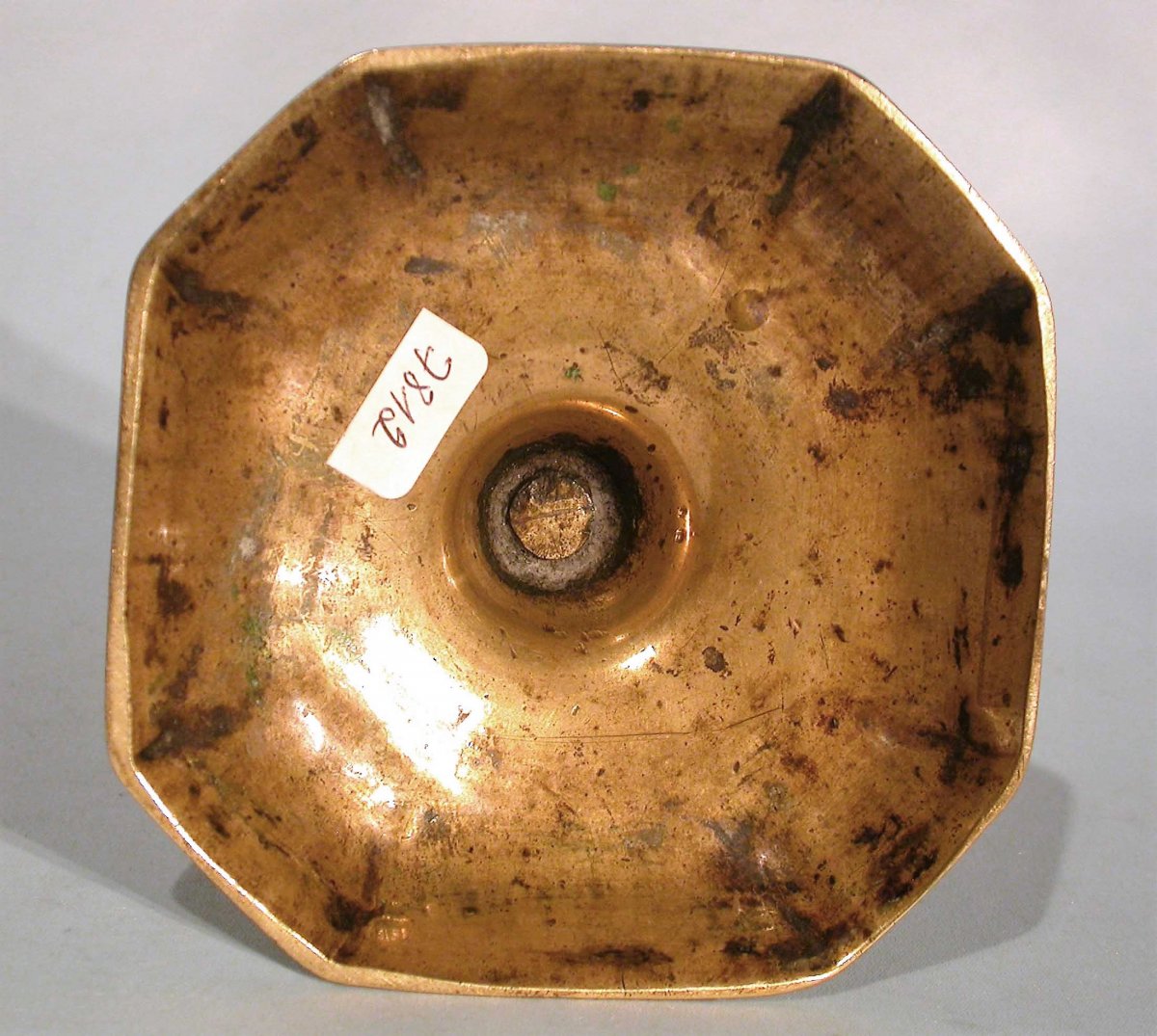 Brass Candle Holder - France, XVIIIth Century-photo-3