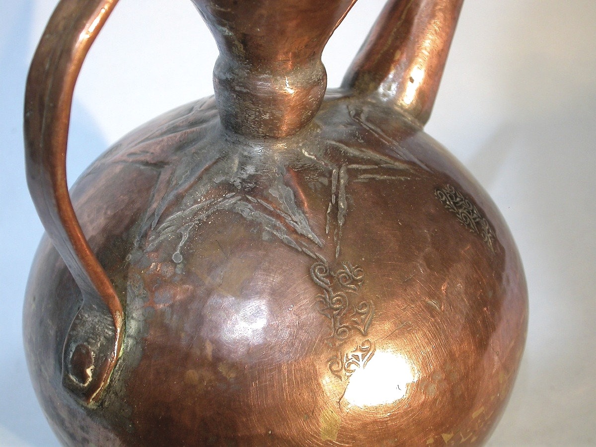 Copper Jug - Tunisia (?) - Late XIXth Century-photo-4